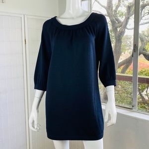 St John black rayon mini dress, 6.